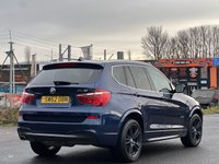 USED 2012 62 BMW X3 2.0 XDRIVE20D M SPORT 5d 181 BHP 1 PREVIOUS KEEPER +  FULL LEATHER INTERIOR +  AUTOMATIC +  FRONT HEATED SEATS +  BLUETOOTH PHONE +  FRONT AND REAR SENSORS +  19 INCH ALLOYS +  TRACTION CONTROL +  DRL +  CRUISE CONTROL +