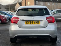 USED 2014 64 MERCEDES-BENZ A-CLASS 1.5 A180 CDI BLUEEFFICIENCY SE 5d 109 BHP SERVICE HISTORY +   HALF LEATHER TRIM +   BLUETOOTH PHONE +   AUDIO CONNECTIVITY +   PADDLE SHIFTERS +   &pound; 20 ROAD TAX FOR THE YEAR +   ECO DRIVE MODE +   DUAL ZONE CLIMATE CONTROL +   16 INCH ALLOY WHEELS +