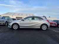 USED 2014 64 MERCEDES-BENZ A-CLASS 1.5 A180 CDI BLUEEFFICIENCY SE 5d 109 BHP SERVICE HISTORY +   HALF LEATHER TRIM +   BLUETOOTH PHONE +   AUDIO CONNECTIVITY +   PADDLE SHIFTERS +   &pound; 20 ROAD TAX FOR THE YEAR +   ECO DRIVE MODE +   DUAL ZONE CLIMATE CONTROL +   16 INCH ALLOY WHEELS +