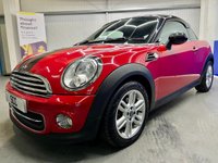 USED 2012 12 MINI COUPE  1.6 Cooper Coupe 2dr Petrol Manual Euro 5 (s/s) (122 ps) 9K Extras, DAB, Bluetooth