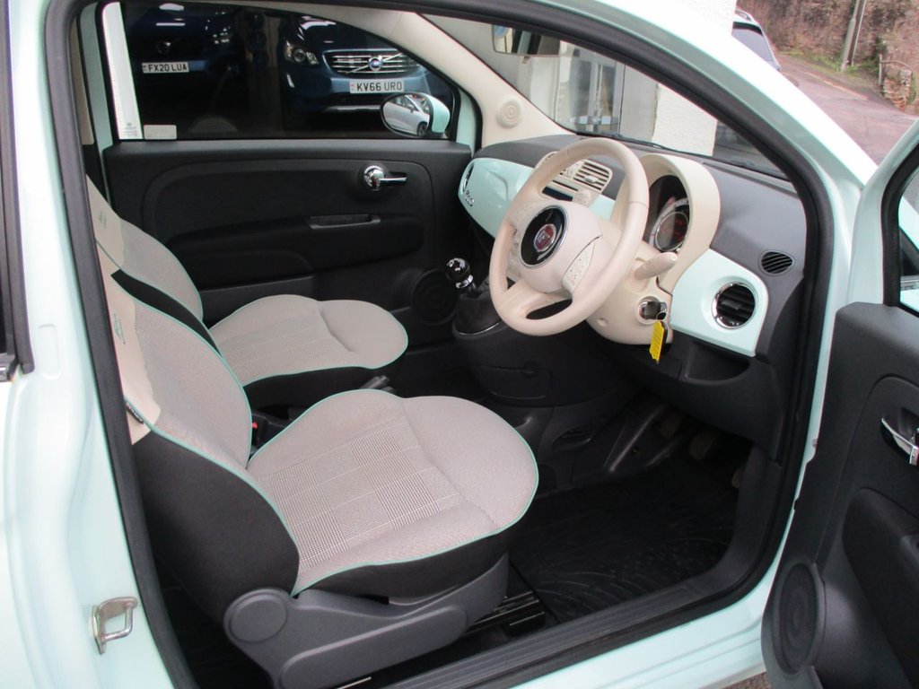 USED 2014 64 FIAT 500 1.2 LOUNGE 3d 69 BHP LOVELY LOW MILEAGE