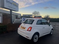 USED 2020 20 FIAT 500 1.2 LOUNGE 3d 69 BHP APPLECARPLAY-LOWMILES-FRESH MOT