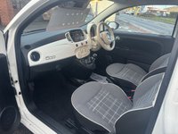 USED 2020 20 FIAT 500 1.2 LOUNGE 3d 69 BHP APPLECARPLAY-LOWMILES-FRESH MOT