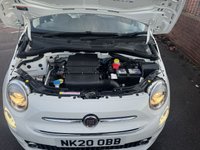 USED 2020 20 FIAT 500 1.2 LOUNGE 3d 69 BHP APPLECARPLAY-LOWMILES-FRESH MOT