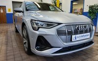 USED 2020 70 AUDI E-TRON QUATTRO S LINE 5d 403 BHP BIG SPEC CAZ ULEZ CONGESTION ZONES COMPLIANT SAT NAV LEATHER HEATED SEATS STEERING WHEEL REAR CAMERA ADAPTIVE CRUISE CONTROL PARKING SENSORS STUNNING EXAMPLE