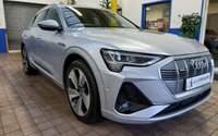 USED 2020 70 AUDI E-TRON QUATTRO S LINE 5d 403 BHP BIG SPEC CAZ ULEZ CONGESTION ZONES COMPLIANT SAT NAV LEATHER HEATED SEATS STEERING WHEEL REAR CAMERA ADAPTIVE CRUISE CONTROL PARKING SENSORS STUNNING EXAMPLE