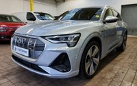 USED 2020 70 AUDI E-TRON QUATTRO S LINE 5d 403 BHP BIG SPEC CAZ ULEZ CONGESTION ZONES COMPLIANT SAT NAV LEATHER HEATED SEATS STEERING WHEEL REAR CAMERA ADAPTIVE CRUISE CONTROL PARKING SENSORS STUNNING EXAMPLE