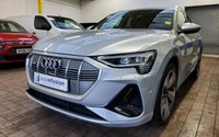 USED 2020 70 AUDI E-TRON QUATTRO S LINE 5d 403 BHP BIG SPEC CAZ ULEZ CONGESTION ZONES COMPLIANT SAT NAV LEATHER HEATED SEATS STEERING WHEEL REAR CAMERA ADAPTIVE CRUISE CONTROL PARKING SENSORS STUNNING EXAMPLE