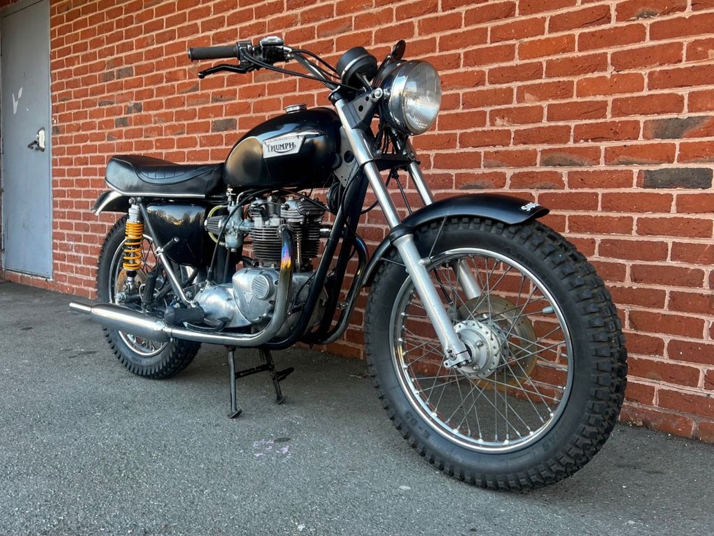 USED 1978 TRIUMPH BONNEVILLE T140v // Classic Scrambler Styling // 744cc // Px swap 