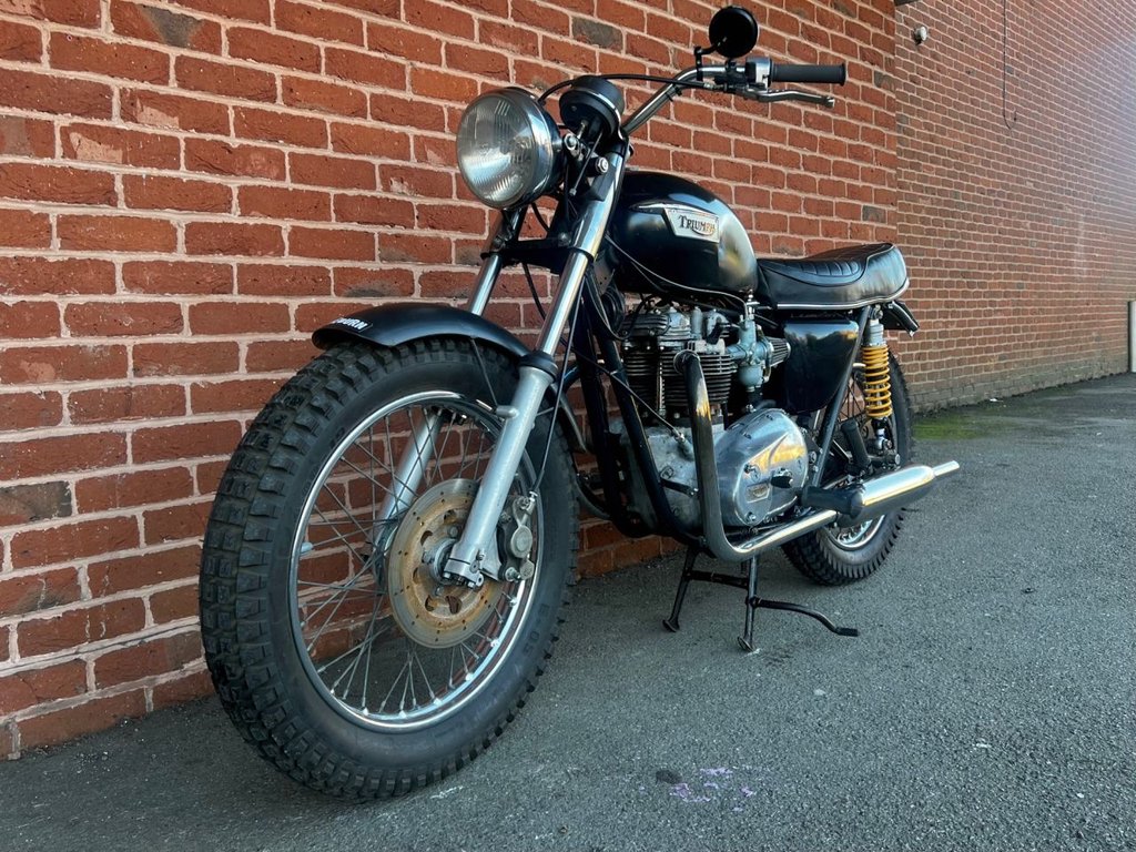 USED 1978 TRIUMPH BONNEVILLE T140v // Classic Scrambler Styling // 744cc // Px swap 
