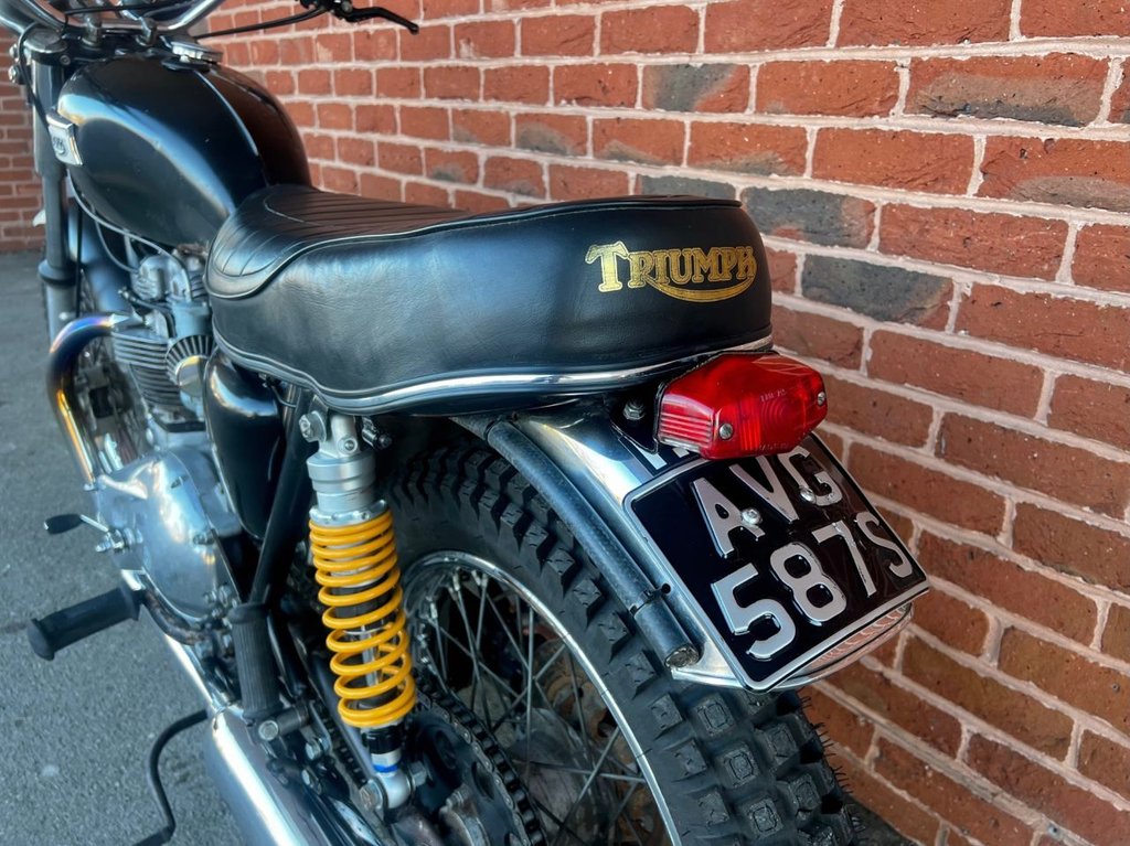 USED 1978 TRIUMPH BONNEVILLE T140v // Classic Scrambler Styling // 744cc // Px swap 