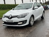 USED 2015 15 RENAULT MEGANE 1.5 DYNAMIQUE TOMTOM ENERGY DCI S/S 5d 110 BHP FULL SERVICE HISTORY +  PART LEATHER TRIM +  REAR PARKING AID +  CRUISE CONTROL +  SAT NAV +  BLUETOOTH +  START STOP +  DUAL CLIMATE CONTROL +  USB +  AUX +