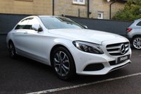 USED 2015 65 MERCEDES-BENZ C-CLASS 2.0 C200 SPORT 4d 184 BHP 7 Main Dealer Services!, Satellite Navigation, Full Black Leather, Heated Seats, Rear Parking Camera