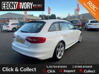 USED 2014 14 AUDI A4 2.0 AVANT TDI S LINE START/STOP 5d 148 BHP GREAT SERVICE HISTORY, AVAILABLE WITH 2 KEYS, BOOK PACK + 12M MOT WITHIN THE SALE