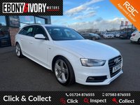 USED 2014 14 AUDI A4 2.0 AVANT TDI S LINE START/STOP 5d 148 BHP GREAT SERVICE HISTORY, AVAILABLE WITH 2 KEYS, BOOK PACK + 12M MOT WITHIN THE SALE