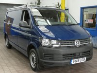 USED 2019 19 VOLKSWAGEN TRANSPORTER 2.0 T30 TDI P/V STARTLINE BMT 101 BHP 3 SEATS BLUETOOTH PARKING SENSORS ROOF RACK INTERNAL SHELVING PLYLINED 1 OWNER SERVICE HISTORY