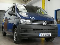 USED 2019 19 VOLKSWAGEN TRANSPORTER 2.0 T30 TDI P/V STARTLINE BMT 101 BHP 3 SEATS BLUETOOTH PARKING SENSORS ROOF RACK INTERNAL SHELVING PLYLINED 1 OWNER SERVICE HISTORY