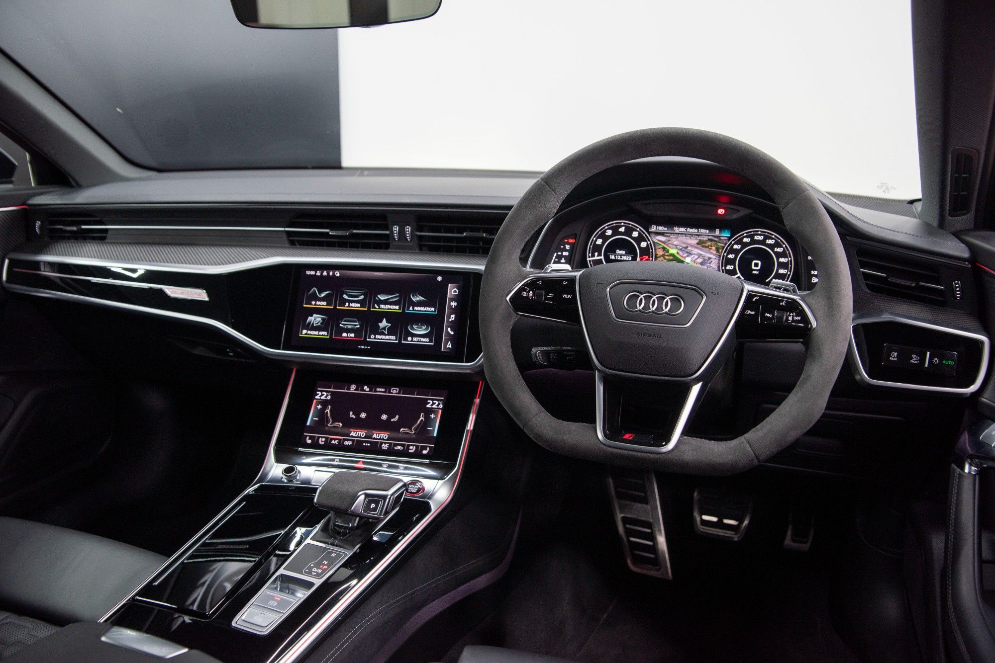USED 2022 V AUDI A6 4.0 RS 6 AVANT TFSI QUATTRO CARBON BLACK MHEV 