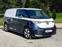 USED 2023 23 VOLKSWAGEN ID BUZZ COMMERCE PLUS 202 BHP TWO TONE PAINT-BLUE AND WHITE
