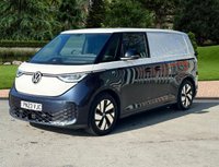 USED 2023 23 VOLKSWAGEN ID BUZZ COMMERCE PLUS 202 BHP TWO TONE PAINT-BLUE AND WHITE