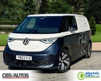 USED 2023 23 VOLKSWAGEN ID BUZZ COMMERCE PLUS 202 BHP TWO TONE PAINT-BLUE AND WHITE