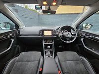 USED 2020 70 SKODA KAROQ 1.5 SE L TSI DSG 5d 148 BHP Dual Climate Control, Heated Alcantara Leather Seats, Satellite Navigation, Cruise Control, Bluetooth Connectivity, Voice Control, USB, Keyless Entry, Keyless Start and Stop, Rain Sensor, Eco/Norm/Sport Driving Mode, Auto Dimming Rear View Mirror, Heated Wing Mirror, Heated Wing Mirrors, Privacy Glass, Internet Access, DAB Radio, CarPlay/Android Auto, LED Running Lights, Rear Parking Camera, Front and Rear Sensors, Xenon Headlight, Auto Headlights and 17Inch Alloy Wheels