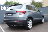 USED 2020 70 SKODA KAROQ 1.5 SE L TSI DSG 5d 148 BHP Dual Climate Control, Heated Alcantara Leather Seats, Satellite Navigation, Cruise Control, Bluetooth Connectivity, Voice Control, USB, Keyless Entry, Keyless Start and Stop, Rain Sensor, Eco/Norm/Sport Driving Mode, Auto Dimming Rear View Mirror, Heated Wing Mirror, Heated Wing Mirrors, Privacy Glass, Internet Access, DAB Radio, CarPlay/Android Auto, LED Running Lights, Rear Parking Camera, Front and Rear Sensors, Xenon Headlight, Auto Headlights and 17Inch Alloy Wheels