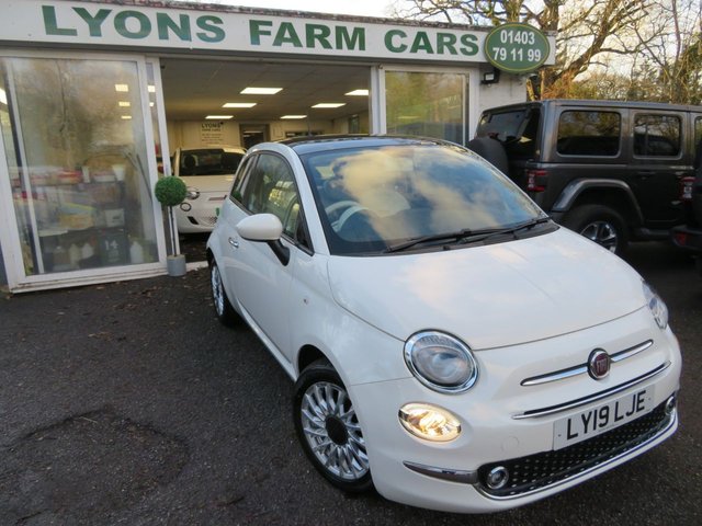 2019 19 Fiat 500 1.2 LOUNGE 3d 69 BHP NEW SHAPE