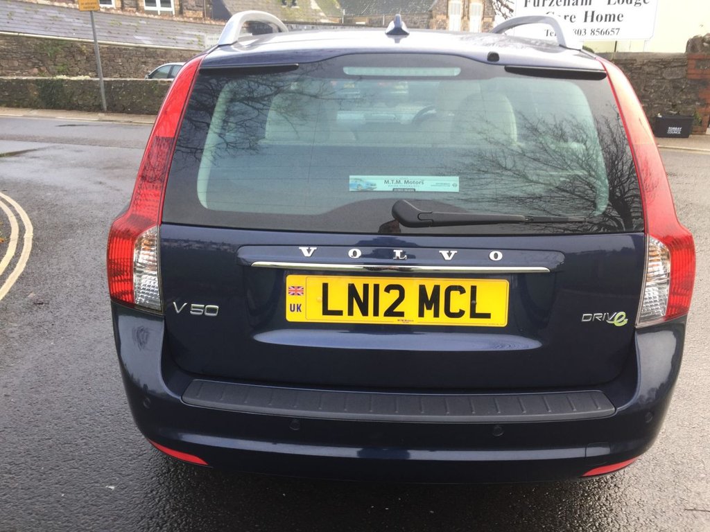 USED 2012 12 VOLVO V50 1.6 DRIVE SE LUX EDITION S/S 5d 113 BHP FULL SERVICE HISTORY