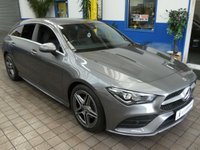 USED 2020 MERCEDES-BENZ CLA 1.3 CLA 180 AMG LINE 5d 135 BHP STUNNING EXAMPLE SAT NAV LEATHER HEATED SEATS RER VIEW CAMERA PARKING SENSORS 1 OWNER FULL SERVICE HISTORY