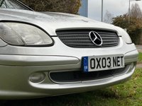USED 2003 03 MERCEDES-BENZ SLK 2.3 SLK230 KOMPRESSOR 2d 197 BHP 