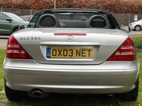 USED 2003 03 MERCEDES-BENZ SLK 2.3 SLK230 KOMPRESSOR 2d 197 BHP 