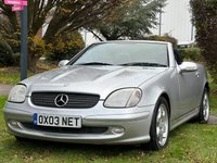 USED 2003 03 MERCEDES-BENZ SLK 2.3 SLK230 KOMPRESSOR 2d 197 BHP 