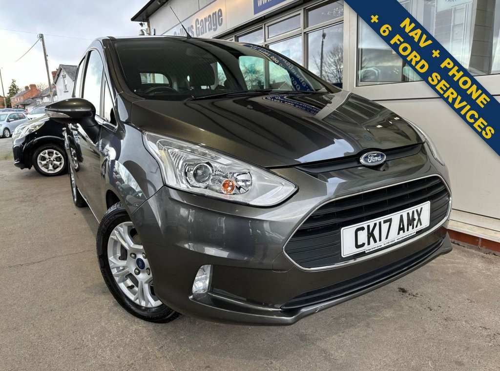 2017 Ford B-Max 1.0 Zetec Navigator 5D 123 BHP £8,995