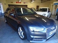 USED 2016 66 AUDI A4 AVANT 2.0 TDI S LINE 148 BHP ....Very Low Miles