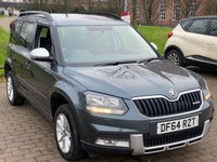 USED 2015 64 SKODA YETI OUTDOOR 1.6 SE GREENLINE II TDI CR 5d 103 BHP Excellent  Service History incl. Cambelt