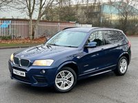 USED 2013 63 BMW X3 2.0 XDRIVE20D M SPORT 5d 181 BHP 