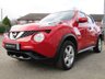 USED 2017 17 NISSAN JUKE 1.6 VISIA 5d 94 BHP Finished in FLAME RED with contrasting GREY CLOTH trim. The Nissan Juke first appeared in 2010 and has remained a favourite with its eye catching looks. Ideal Mid Sized family car. Features include Low Mileage, 2 Keys, Alloys Cruise, Air Con and much more. Serviced at 3602 miles, 8861 miles and at 16653 miles on arrival.