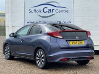 USED 2014 14 HONDA CIVIC 1.8 I-VTEC SR 5d 140 BHP www.suffolkcarcentre.co.uk - Located at Lowestoft