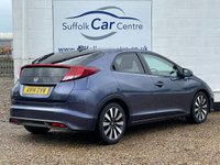USED 2014 14 HONDA CIVIC 1.8 I-VTEC SR 5d 140 BHP www.suffolkcarcentre.co.uk - Located at Lowestoft
