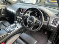USED 2013 63 AUDI Q7 3.0 TDI QUATTRO S LINE PLUS 5d 245 BHP FULL SERVICE HISTORY, 2 KEYS, FRESH SERVICE + 12M MOT WITHIN THE SALE