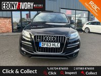 USED 2013 63 AUDI Q7 3.0 TDI QUATTRO S LINE PLUS 5d 245 BHP FULL SERVICE HISTORY, 2 KEYS, FRESH SERVICE + 12M MOT WITHIN THE SALE