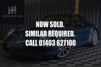 USED 2014 14 PORSCHE 911 3.8 CARRERA S PDK 2d 400 BHP DARK BLUE & TAN LEATHER, FULL HISTORY, 24 MONTH WARRANTY, BOSE, HEATED SEATS