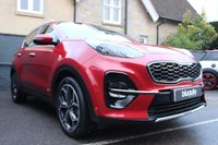 USED 2018 68 KIA SPORTAGE 1.6 GT-LINE ISG 5d 175 BHP Apple Carplay & Android Auto, Satellite Navigation, Heated Front & Rear Seats,  Full Black Leather