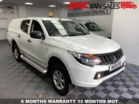 USED 2019 19 MITSUBISHI L200 2.4 DI-D 4WD 4LIFE LOW MILES FSH 151 BHP 1 OWNER FULL SERVICE HISTORY WITH AIR CON & CRUISE CONTROL