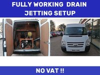 USED 2011 61 FORD TRANSIT 2.2 260 SHR 85 BHP NO VAT/FULL DRAIN JETTING KIT