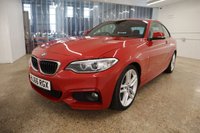USED 2016 66 BMW 2 SERIES 2.0 230I M SPORT 2d 248 BHP FANTASTIC SPECIFICATION LOW MILES  SAT NAV SPORTS ALLOYS