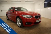USED 2016 66 BMW 2 SERIES 2.0 230I M SPORT 2d 248 BHP FANTASTIC SPECIFICATION LOW MILES  SAT NAV SPORTS ALLOYS