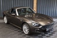 USED 2018 18 FIAT 124 SPIDER CONVERTIBLE 1.4 SPIDER MULTIAIR LUSSO 2d 139 BHP FULL HISTORY, 12M WARRANTY, REAR CAMERA, HEATED SEATS, KEYLESS ACCESS, KEYLESS START, CLIMATE CONTROL,