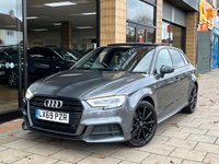 USED 2019 69 AUDI A3 1.5 SPORTBACK TFSI S LINE BLACK EDITION 5d 148 BHP COMFORT + SOUND PACK | VIRTUAL CP